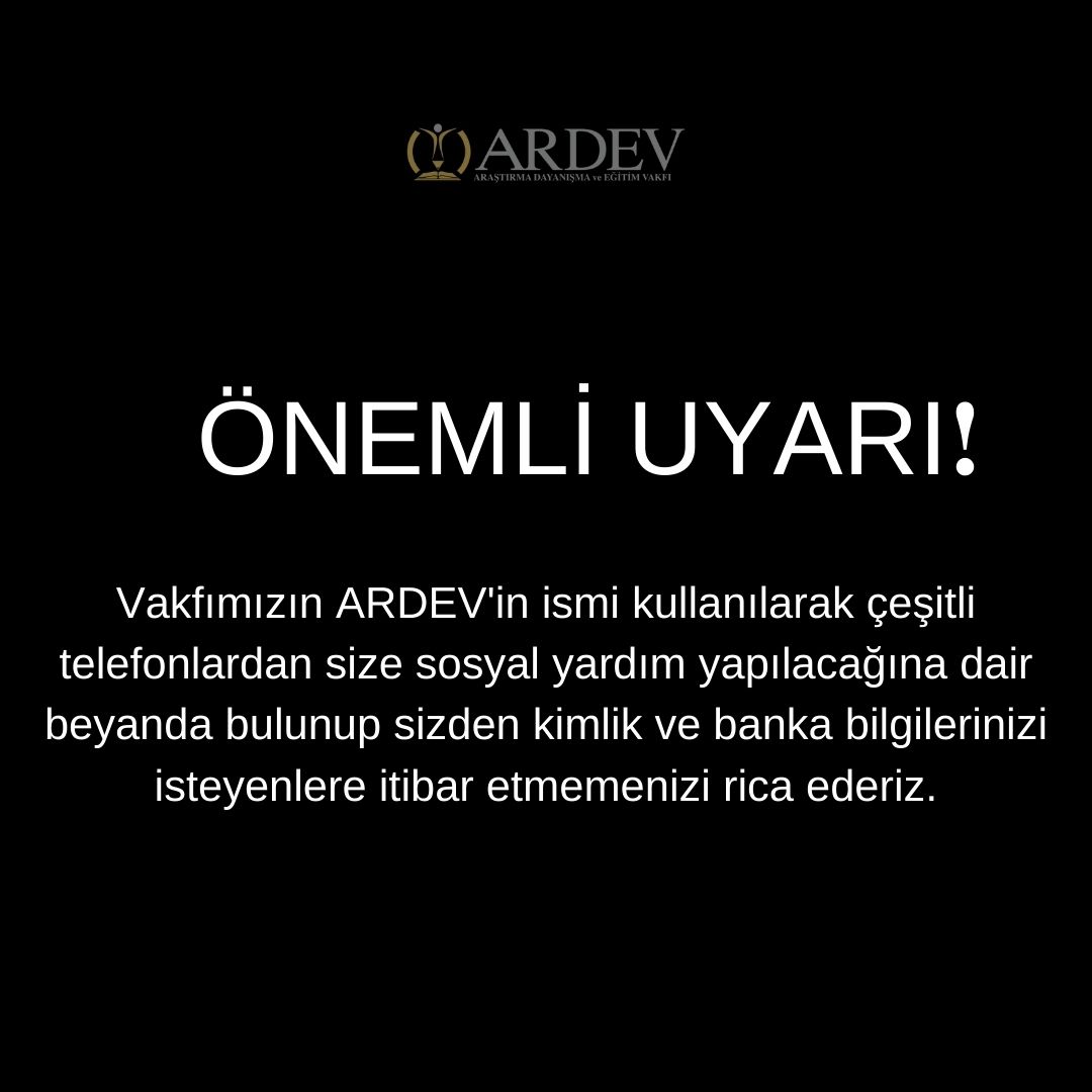 ARDEV - ARAŞTIRMA DAYANIŞMA VE EĞİTİM VAKFI (@ardevorg) on Twitter photo  ARDEV - ARAŞTIRMA DAYANIŞMA VE EĞİTİM VAKFI (@ardevorg) on Twitter photo