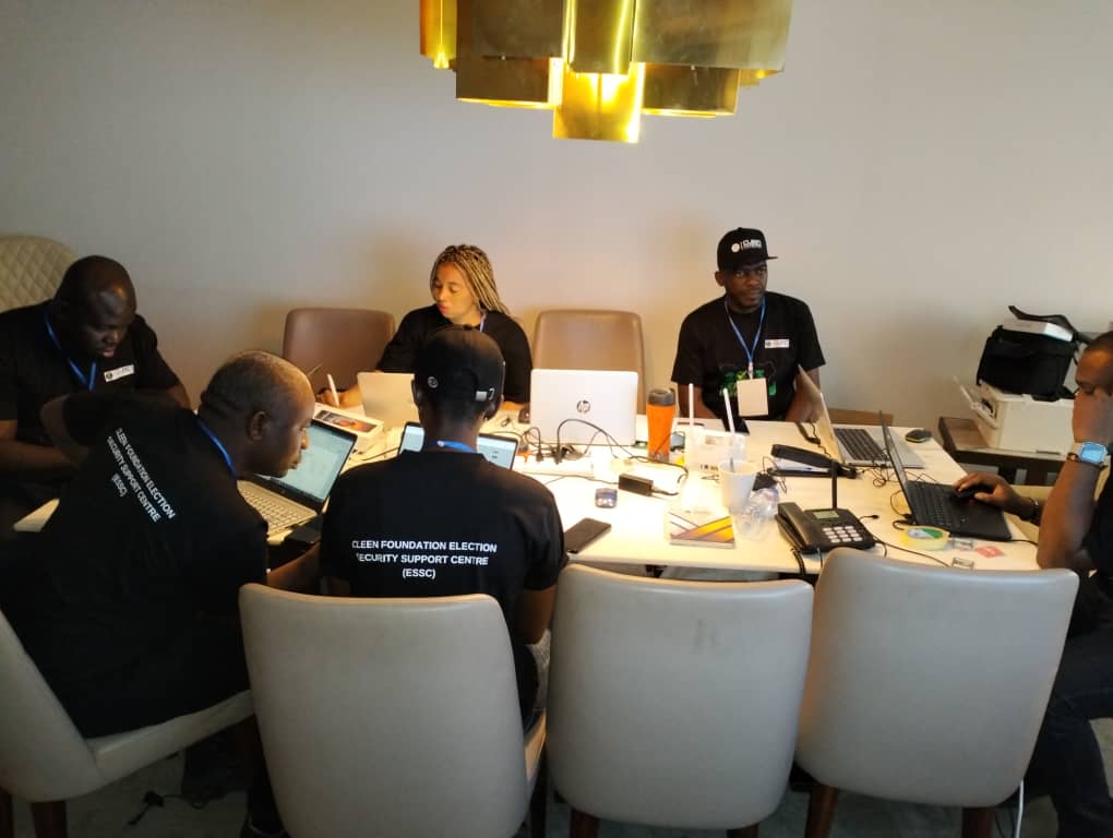 cleenfoundation's tweet photo. CLEEN Foundation Election Security Support Centre up and running!!!

#ESSC
#CLEENESSC
#Nigeriadecide2023 https://t.co/4PydKnqcgp