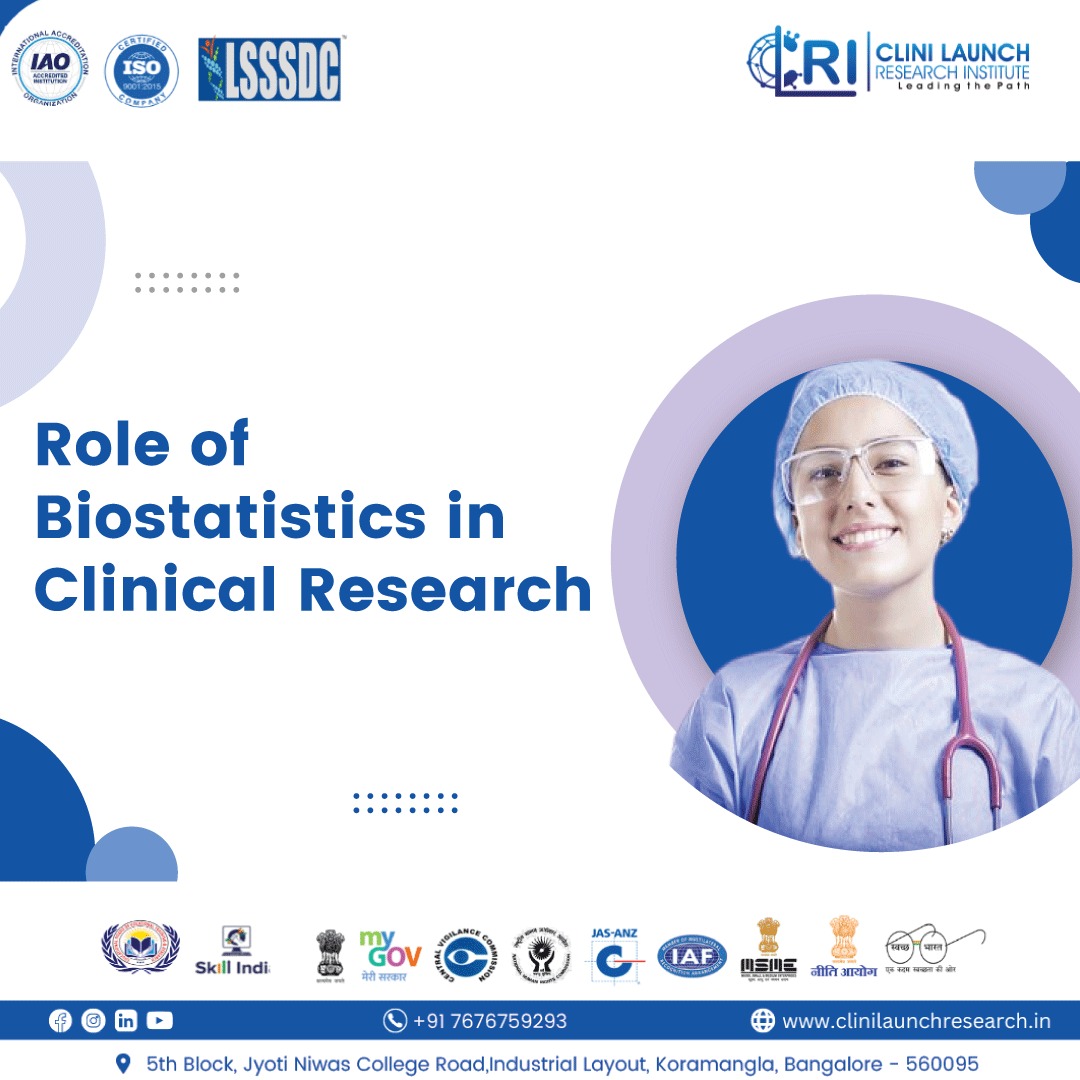 clinilaunch's tweet image. The role and significance of biostatistics in clinical research have been growing since the 17th century. It first supported the research of scientific giants including Charles Darwin, Karl Parson, and others, and it is currently assisting aspiring clinical researchers.
#clri