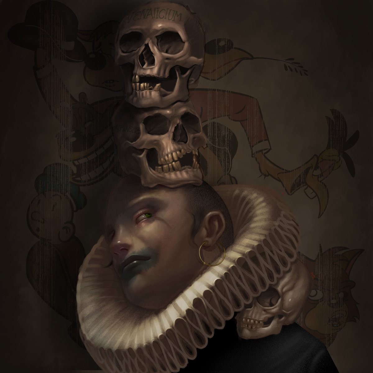 Happy Friday night! I dropped💧my first <a href="/makersplace/">MakersPlace 🔳</a>  piece, super excited to be working with them. The piece has had a ton of attention i"m super inspired to make another one!
Balancing Act, 5000 x 5000 pxls 300dpi@procreate!
#fridaynightartdorks