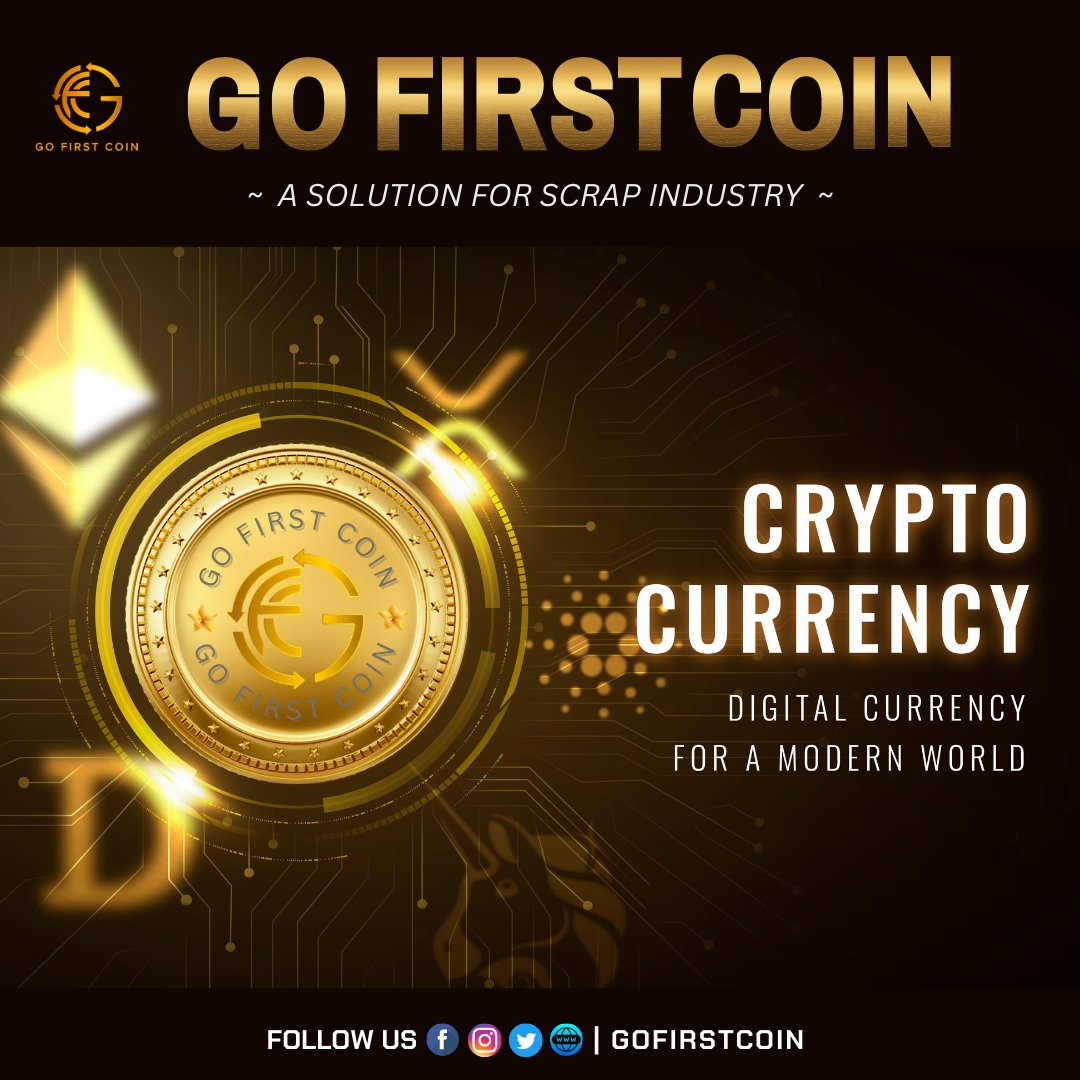 GofirstCoin's tweet photo. Go First Coin - A solution for the scrap industry.
Join Our PRE-SALE !! 
PRE-SALE LIVE !!✅
Visit 🌐 -- https://t.co/AITViL92vy 
#gofirstcoin #GFC#cryptocoins #cryptorevolution #cryptosale #cryptotoken #tokensale #coinsale #cryptoworld #CryptoAirdrop  #presale #ico #recycleable https://t.co/6GPEKt8FTp