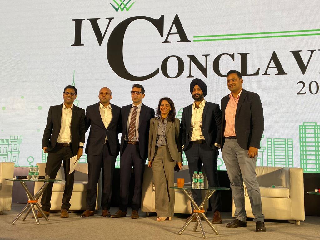 IndianVCA's tweet photo. Thank you, Ankur Bansal, @BlackSoilCap; @GandhiIshpreet, @VenturesStride; @twtrahul, @TrifectaCap; Tarana Lalwani, @InnoVenCap_IN, @vinodmur, @AlteriaCap; &amp; Arun Baldwa, @SSCGlobeOp, for discussing the future of the Indian venture debt market at the #IVCAConclave. https://t.co/jP0cyCylJf