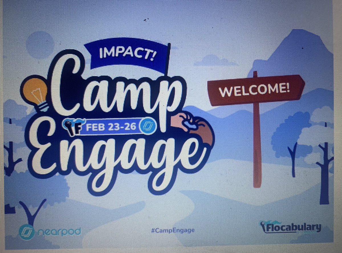 MissUCLA's tweet photo. #CampEngage 23 has trails made for You & ME 5 Unique paths you can CHOOSE #CampBasics #Trailblazers #TechInfused #CreatingImpact #EmpoweredAdventures now thats exciting NEWS From OpeningSession 2 ClosingSession & 41 Sessions inBETWEEN learning takes place on Any&Every SCREEN https://t.co/7JS2FMBhFJ