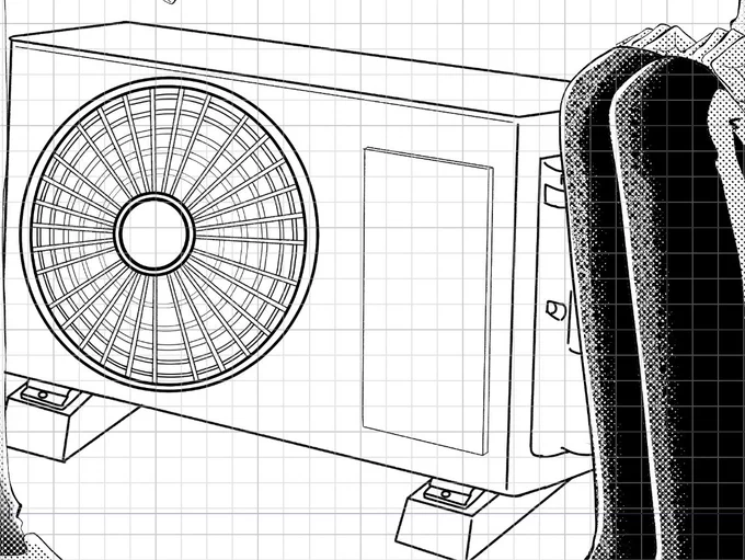 ないのなら 描いてしまえ 室外機 