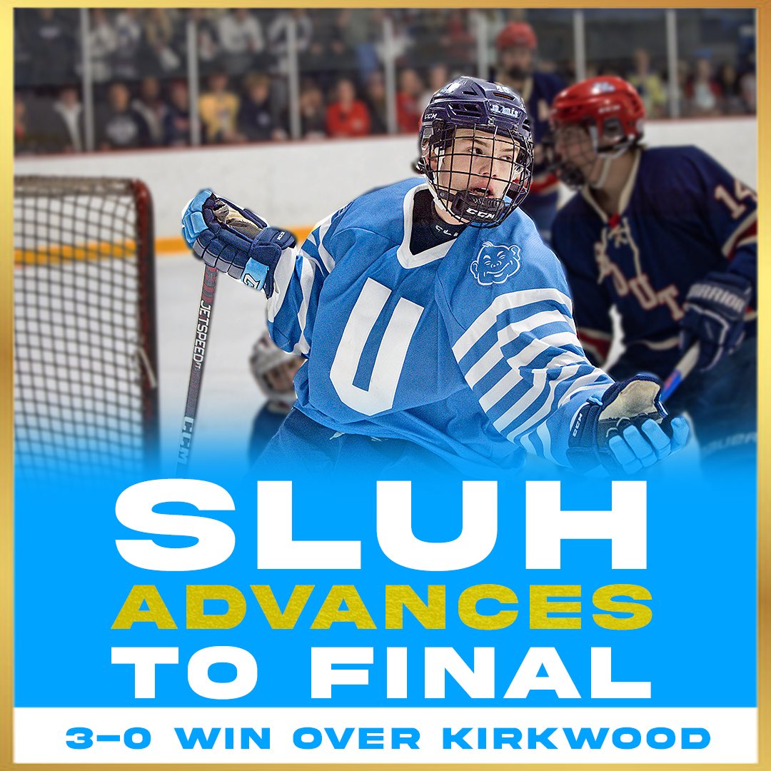 SLUHHockey's tweet photo. ONTO THE FINALS!!!

WHAT A GAME!!!

#defendtheu #rollbills #ploffs https://t.co/M9rFe9Xv6y