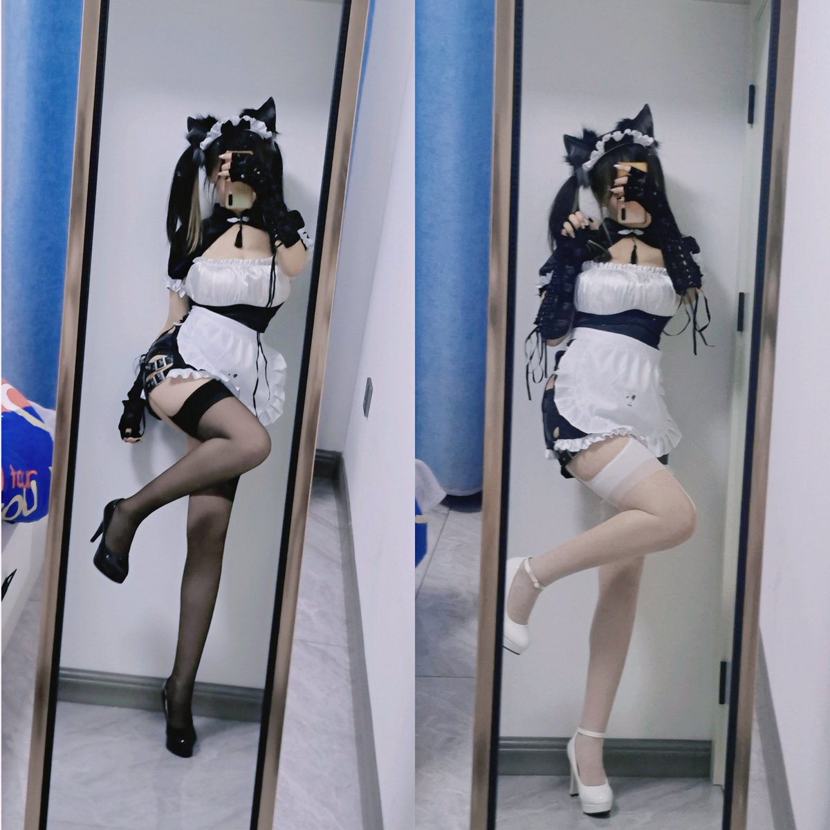 luokekess's tweet photo. 黑or白 https://t.co/VdAlIulNmp