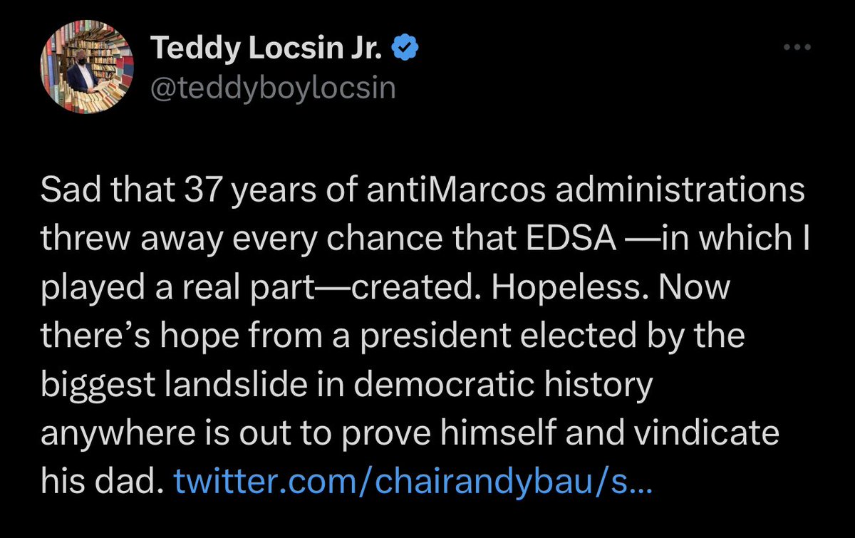 RichHeydarian's tweet photo. Ha!? Ano daw!?? Diba chief DIPLOMAT ni TATAY yan - same guy who tried to overturn the whole EDSA legacy!?? 🥸 https://t.co/ih38VbLDIz