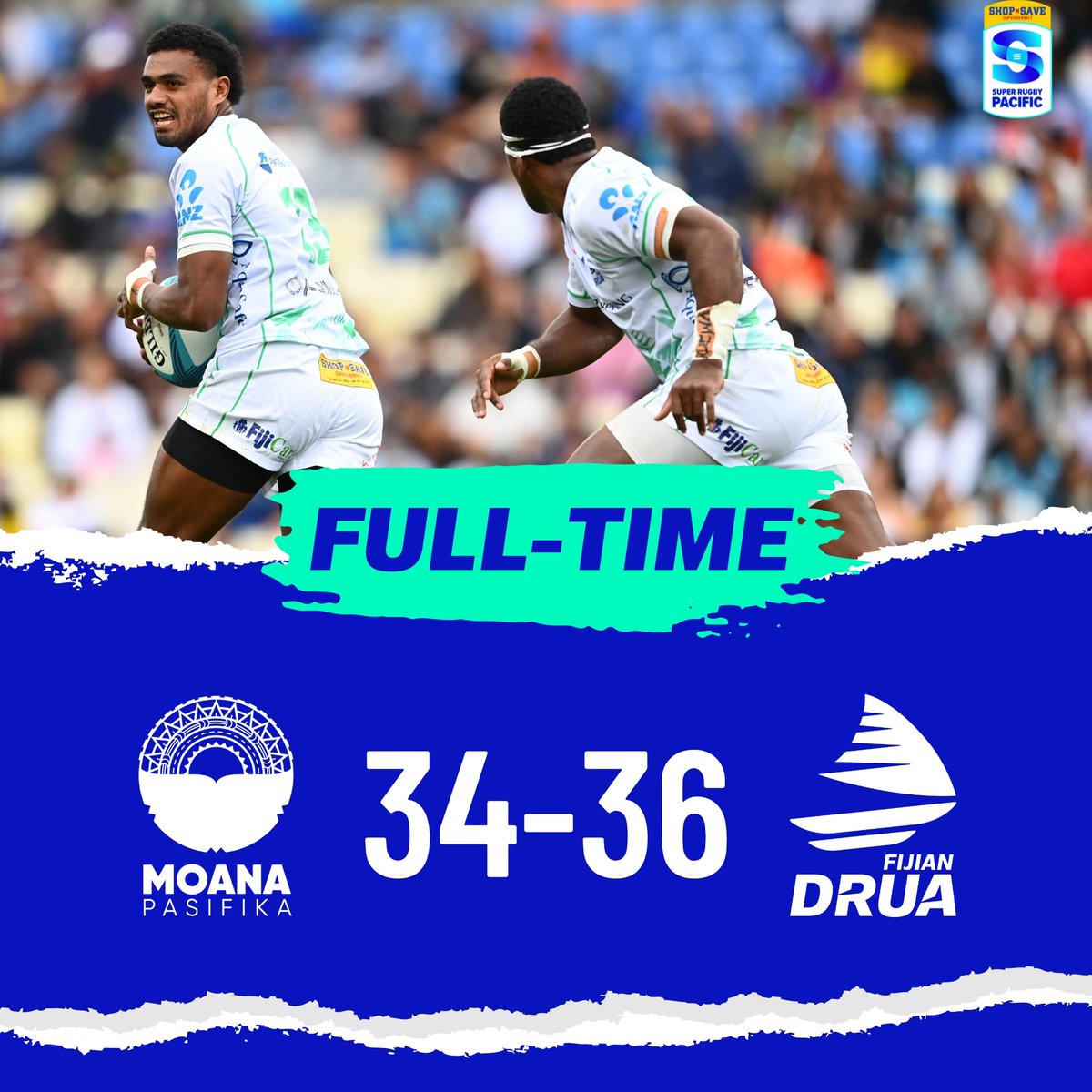 Fijian_Drua's tweet photo. Great start to the season! Vinaka boys!
#TosoDrua #PacificAusSports https://t.co/5D3xvY53S5