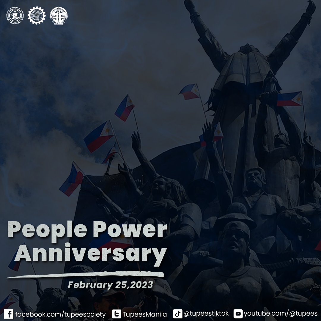 TupeesManila's tweet photo. “𝗧𝗵𝗲𝗿𝗲 𝗮𝗿𝗲 𝘁𝗵𝗶𝗻𝗴𝘀 𝘆𝗼𝘂 𝗰𝗮𝗻𝗻𝗼𝘁 𝘀𝗲𝗲 𝘂𝗻𝗹𝗲𝘀𝘀 𝘆𝗼𝘂 𝗰𝗵𝗮𝗻𝗴𝗲 𝘆𝗼𝘂���� 𝘀𝘁𝗮𝗻𝗱𝗶𝗻𝗴” - Trafalgar Law, One Piece

Today marks the 𝟑𝟕𝒕𝒉 𝒂𝒏𝒏𝒊𝒗𝒆𝒓𝒔𝒂𝒓𝒚 𝒐𝒇 𝒕𝒉𝒆 𝑷𝒆𝒐𝒑𝒍𝒆 𝑷𝒐𝒘𝒆𝒓 𝑹𝒆𝒗𝒐𝒍𝒖𝒕𝒊𝒐𝒏. https://t.co/ilLkmHwiYY