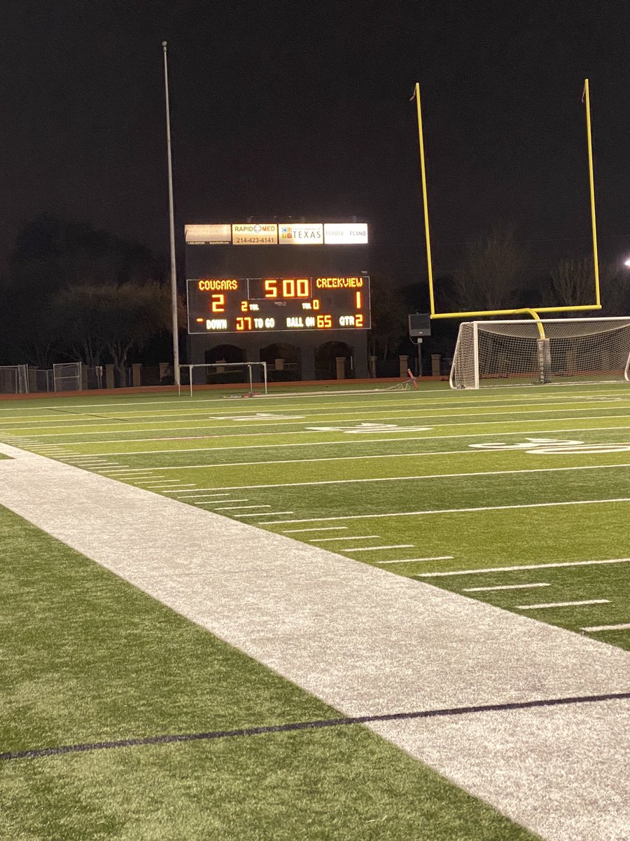 The Varsity Lady Cougars won tonight’s big district game vs. Creekview 2-1! With 2 goals, <a href="/kristen_sueltz/">Kristen Sueltz</a> became the program’s all-time leader! <a href="/tarynsueltz/">Taryn Sueltz</a> had one assist. <a href="/TischlerCadence/">Cadence Tischler</a> made some huge saves. It was also middle school night. <a href="/TheColonyHS/">The Colony HS</a> <a href="/TimE_Baxter/">Tim E. Baxter</a>