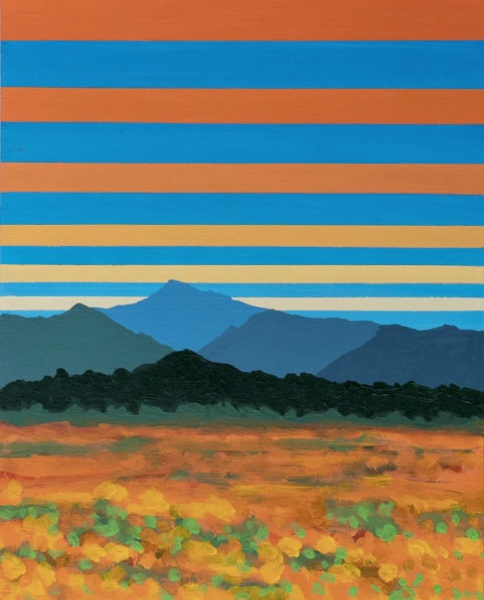 julikala's tweet photo. One of my recent paintings: 
Poppy Fields no.6, 2023
Acrylic on Canvas, 10”x8” #painting #artforsale 
#poppies #californiapoppies #originalart #contemporaryart #linearlandscape #losangeles #julikalackner https://t.co/Zwgj2E3jrl