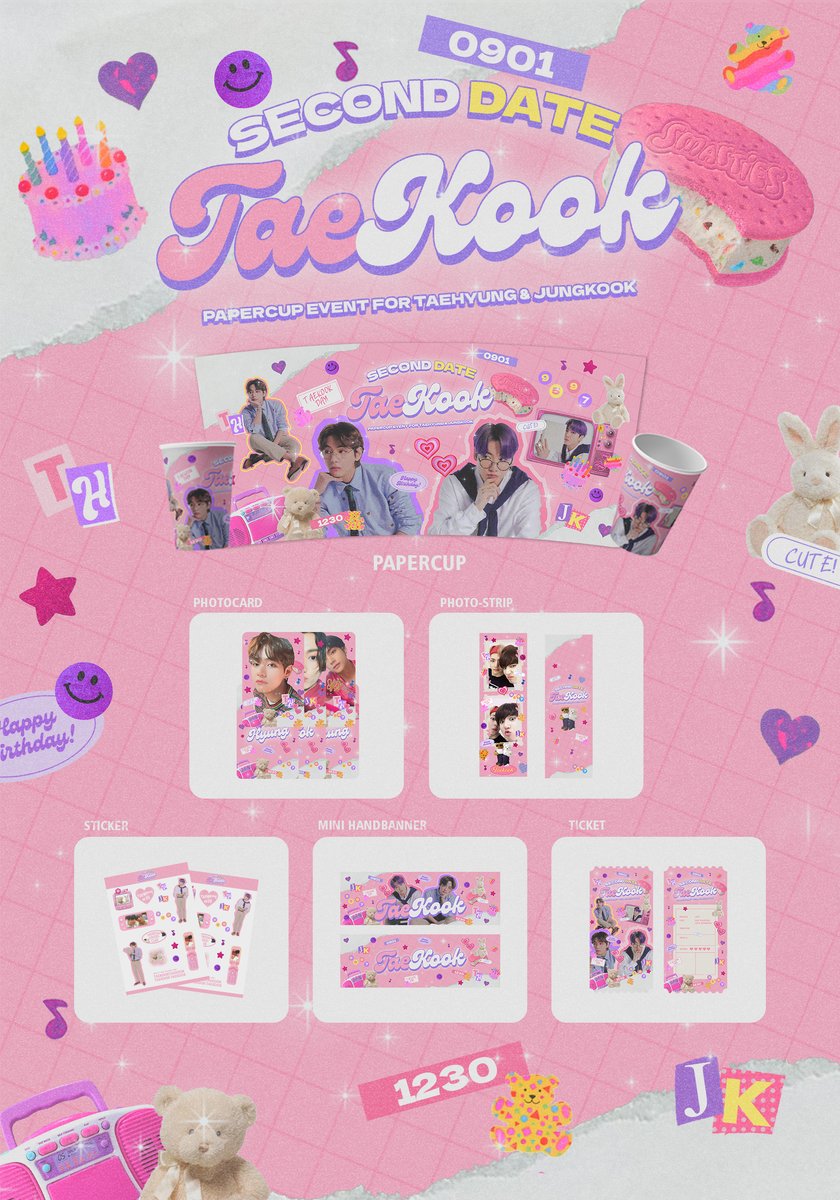 SecondDate_TK's tweet photo. Hallo, yang mau beli goodies dari event Second Date Taekook bisa order disini ya♡♡

Link: https://t.co/ud0LVybP5R https://t.co/EOiiupGGKj