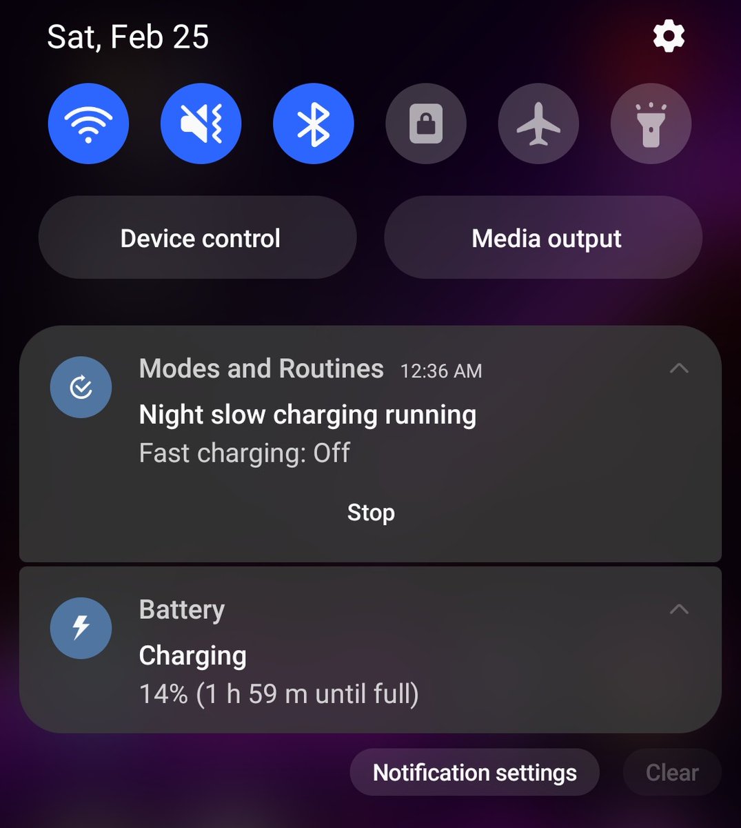 Marks_Tech's tweet photo. Friendly reminder to setup Bixby Routines to slow charge at night so you don't unnecessarily stress your battery. https://t.co/kawscftdcl