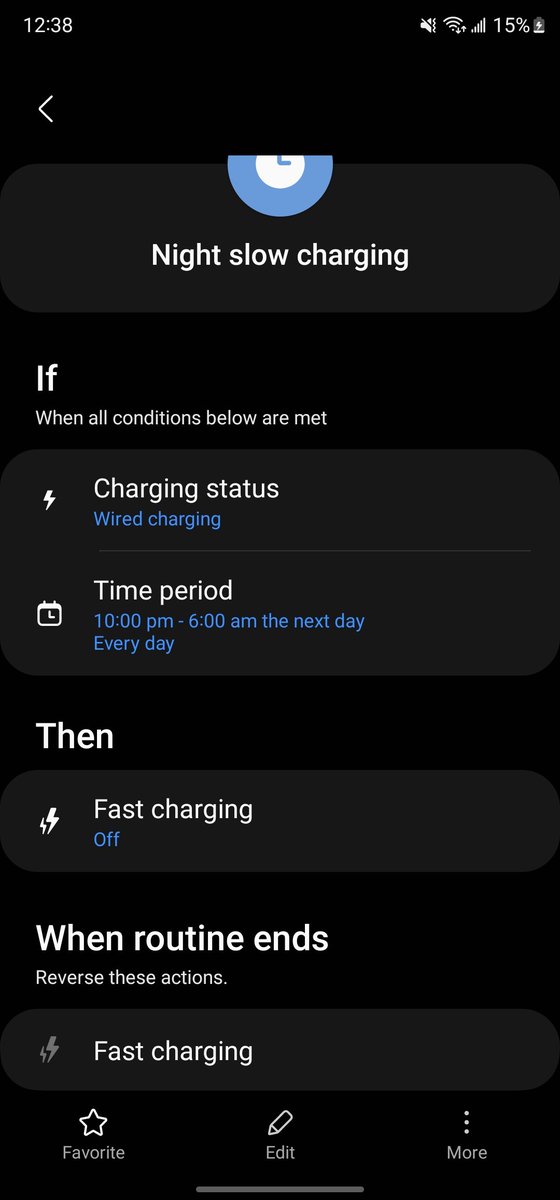 Marks_Tech's tweet photo. Friendly reminder to setup Bixby Routines to slow charge at night so you don't unnecessarily stress your battery. https://t.co/kawscftdcl