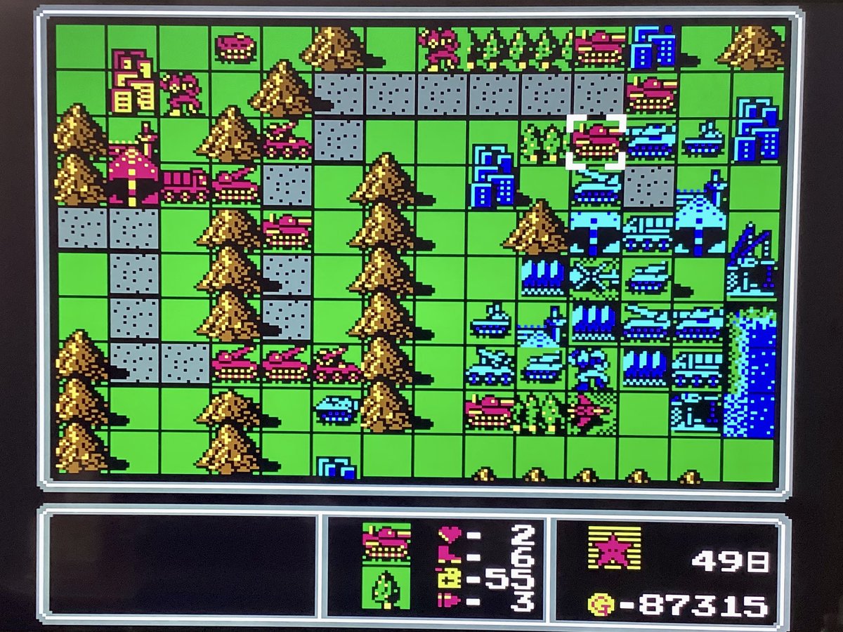 mk2_yama's tweet photo. 到着Analogue Pocketのお話(22)

『ファミコンウォーズ』(FC)
レッドスター軍でクリアしました😃

発売から34年目にして初クリアです🤣
続いてブルームーン軍でプレイしてみようと思います。

#AnaloguePocket
#アナログポケット
#FamicomWars https://t.co/l9bYelSG9U