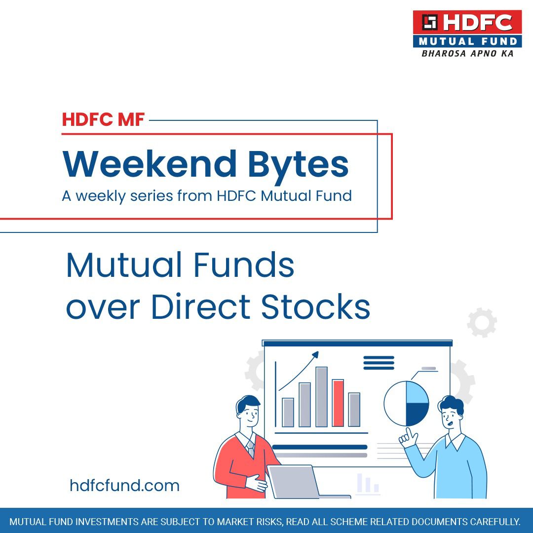 hdfcmf's tweet image. Mutual Funds or Direct Stocks?  Click the link below for our latest #WeekendBytes edition. Read now. bit.ly/3ItClmL

#HDFCMutualFund #HDFCMF #DirectStocks