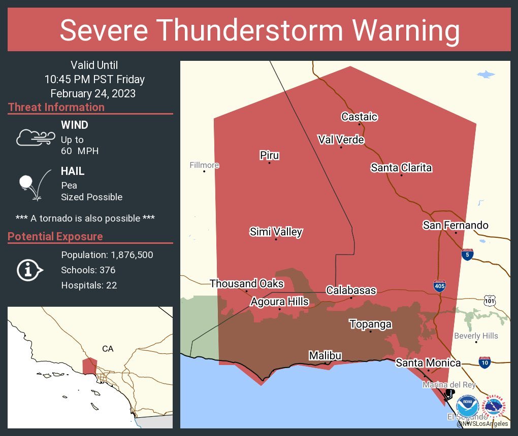 Extreme Weather on Twitter "Severe Thunderstorm Warning now in effect