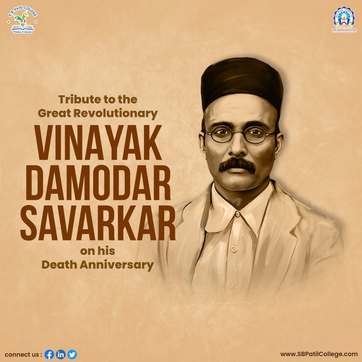 sbpcsc_pcet's tweet photo. Tribute to #freedomfighter & social reformer 𝐕𝐢𝐧𝐚𝐲𝐚𝐤 𝐃𝐚𝐦𝐨𝐝𝐚𝐫 #𝐒𝐚𝐯𝐚𝐫𝐤𝐚𝐫 on his death anniversary!!
#PCET #SBPCSC #VeerSavarkar #hindutva #India #warrior #सावरकर #स्वातंत्र्यवीर #स्वातंत्र्यवीर_सावरकर #विनायक_दामोदर_सावरकर #स्वतंत्रता_सेनानी https://t.co/NwbSi0BXzW
