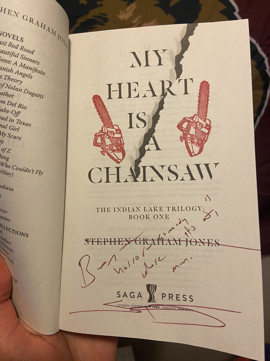 bk_wellman's tweet photo. Still can’t believe I got to meet one of the best horror authors around! I even got a book signed and question answered. Thanks for coming to Missoula @SGJ72 ! #horrorcomedyisthebest https://t.co/cPFC5riP4g
