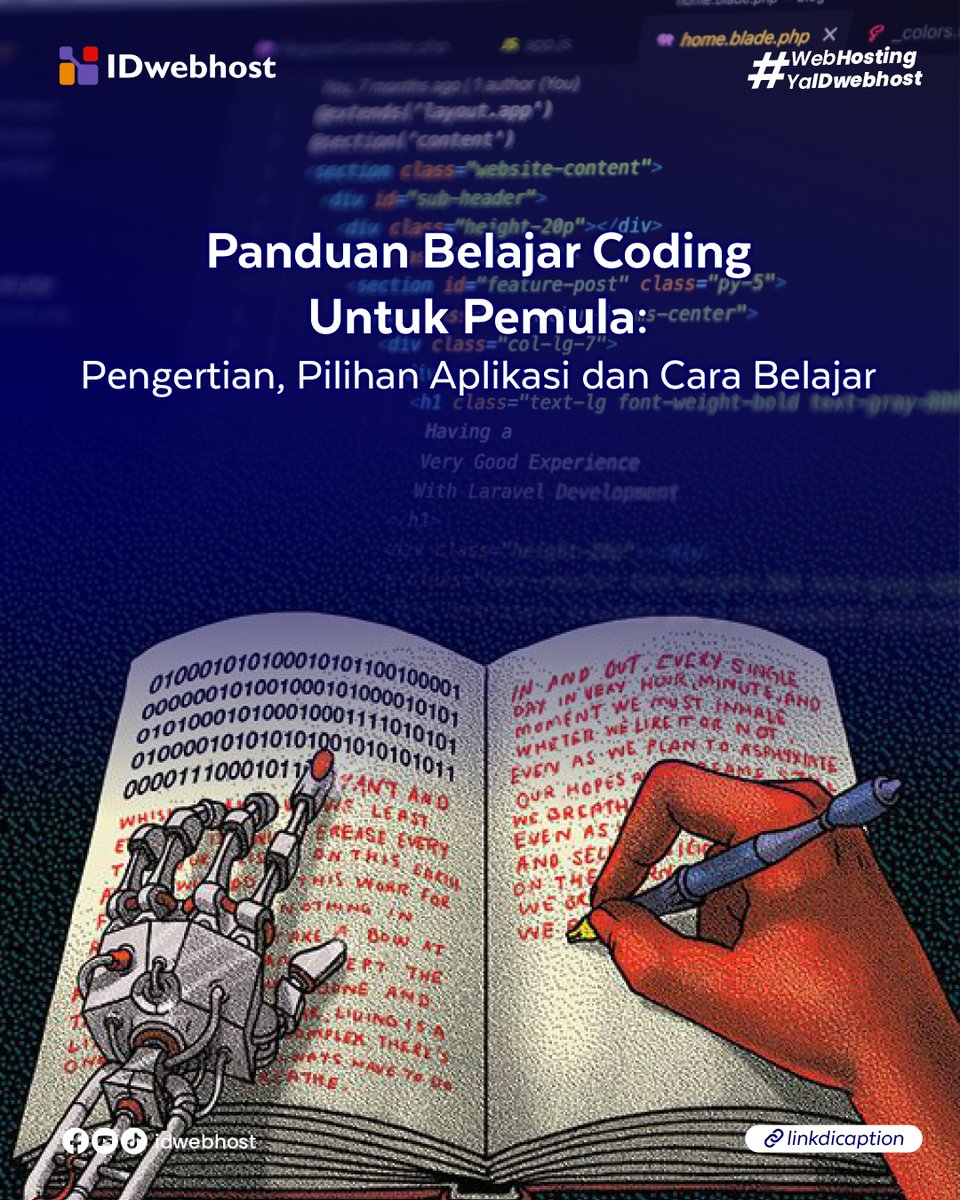 idwebhost's tweet photo. Gimana sih cara belajar coding? Nah kalau kamu pemula, bisa dimulai dari sini ya!
https://t.co/pLmjzCFmgB
#IDwebhost #domain #domainhosting #WordPress #CMS #Blogger #coding #bikinwebsite #jasapembuatanwebsite https://t.co/g1jEKlGTpG
