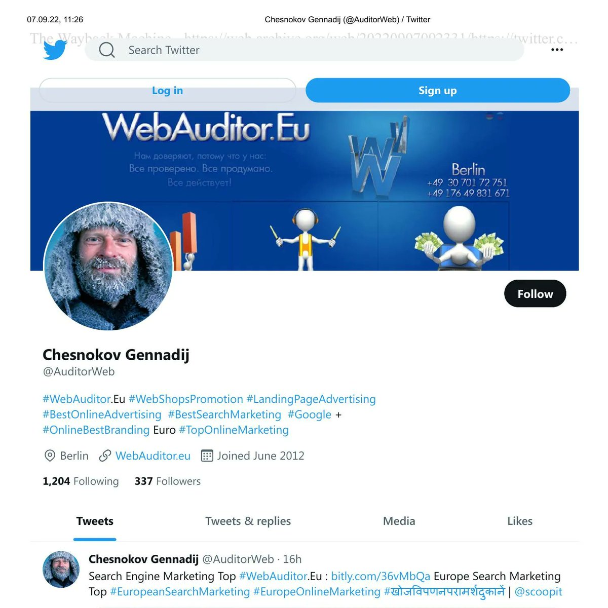 AuditorWeb's tweet photo. https://t.co/A1rSvVXsNT
https://t.co/6BCm2QkHr8
https://t.co/OelO85MXWS
https://t.co/pMetVPLY4o
https://t.co/XjJK1zAM1z
https://t.co/Lri6JuwCjn
https://t.co/EFOtCofpj2
SEO Agency #ContentSEOAgency #SEOContentAgency #ContentMonitoring & #ContentMarketing https://t.co/jBvbrnEsZC