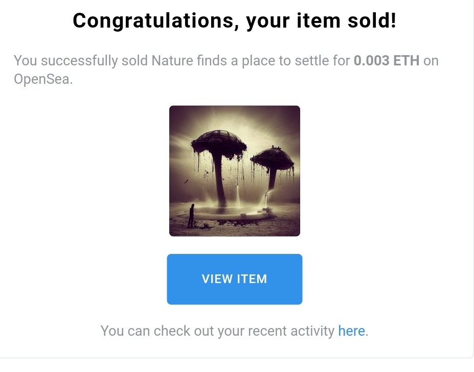 ozmettin1's tweet photo. Gm #nftcomuunity
SOLD!!
"Nature finds a place to settle"
https://t.co/gyDh6hhKUT
Have a great weekend! β€οΈ https://t.co/dLLJGiuccc