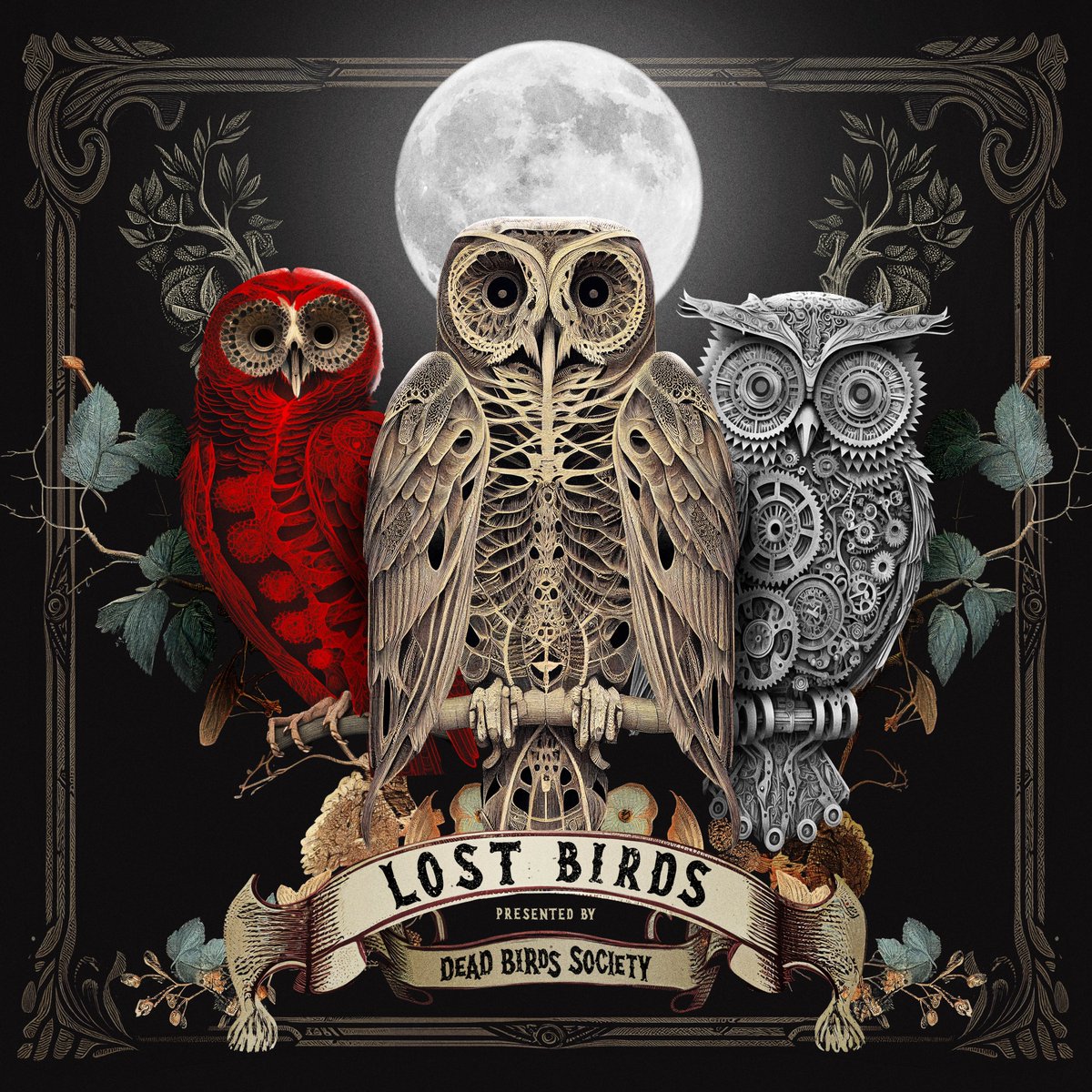 LOSTBIRDS now minting. Skelly, Ruby, Robot? Pick your poison at lostbirds.xyz Join the us in the 
<a href="/moonbirds/">Moonbirds</a> afterlife! #DeadBirdsSociety