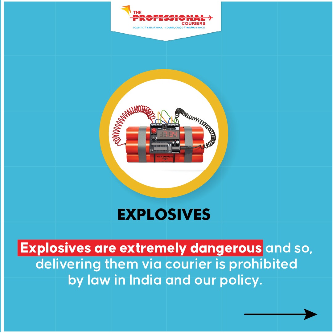 TPCGlobeCares's tweet photo. Check your deliveries before sending them- they may contain illegal, harmful or banned items. We do not deliver any banned or illegal substances under any situation or circumstance in compliance with our policy and Indian law.
#TheProfessionalCouriers #banneditems #illegalitems https://t.co/a2Bw1RQsmA