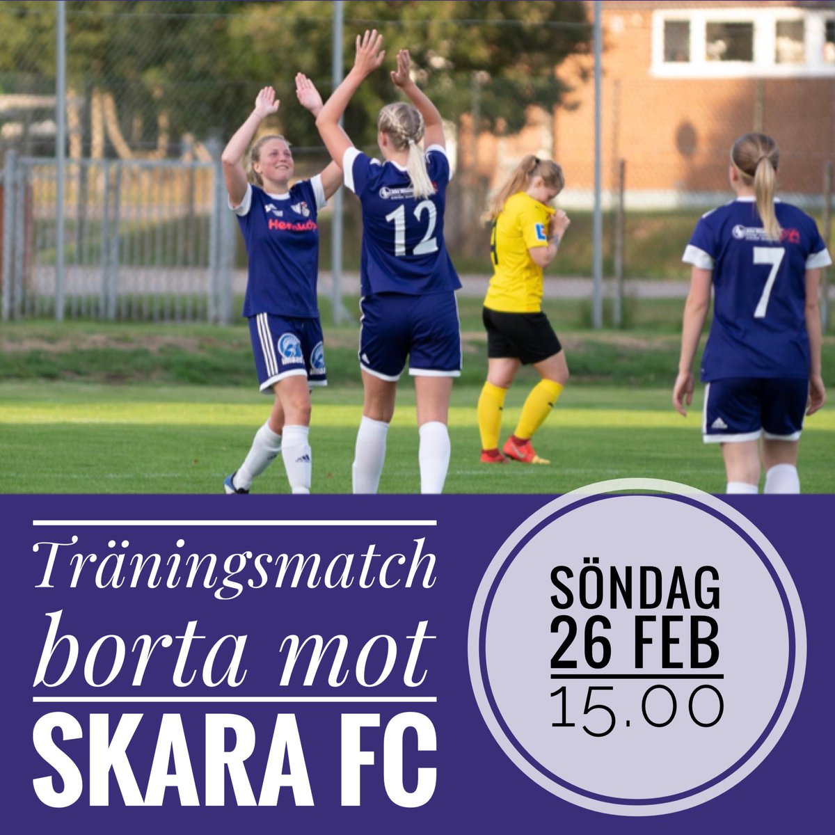effkniffikdam's tweet photo. Imorgon är det dags för första träningsmatchen😃 vi spelar på Sparbanken Arena konstgräsplan i Skara, hoppas vi ses där⚽️ https://t.co/MYPjAPAJ2i