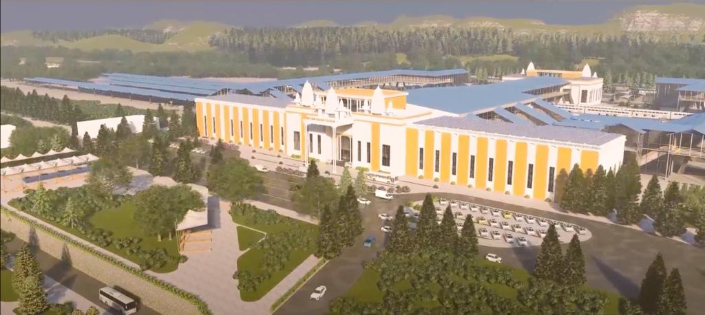 RailMinIndia's tweet photo. Majestic Makeover: Proposed design of the to be redeveloped Jammu Tawi Railway station. https://t.co/5mWKTaCypu
