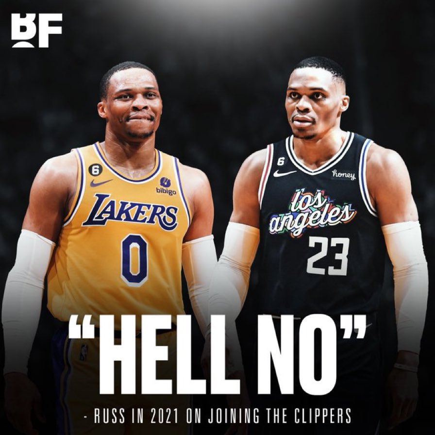 Westbrick secured 6MOY

-25% from three 💀💀💀
-7 turnover 🤡🤡
-fouled out 😭😭
-begged PG for this job 🔥🔥

Clippers season is over 💯