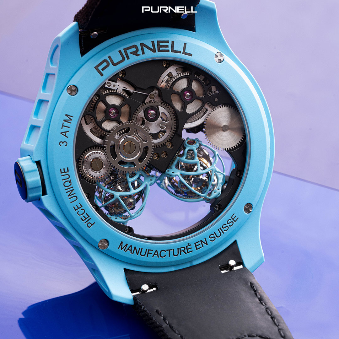 purnell_watches's tweet photo. The Double Spherion: Powered by Performance
The World's Fastest Double-Triple Axis Tourbillon

#morefuturethanpast #purnellwatches #EscapeII #tourbillon #spherion #tripleaxistourbillon #swisswatchmaking #watchcollector #watchgeek #watchlovers #ericcoudray #watchaddict #watchfam https://t.co/TFQBeijeyy