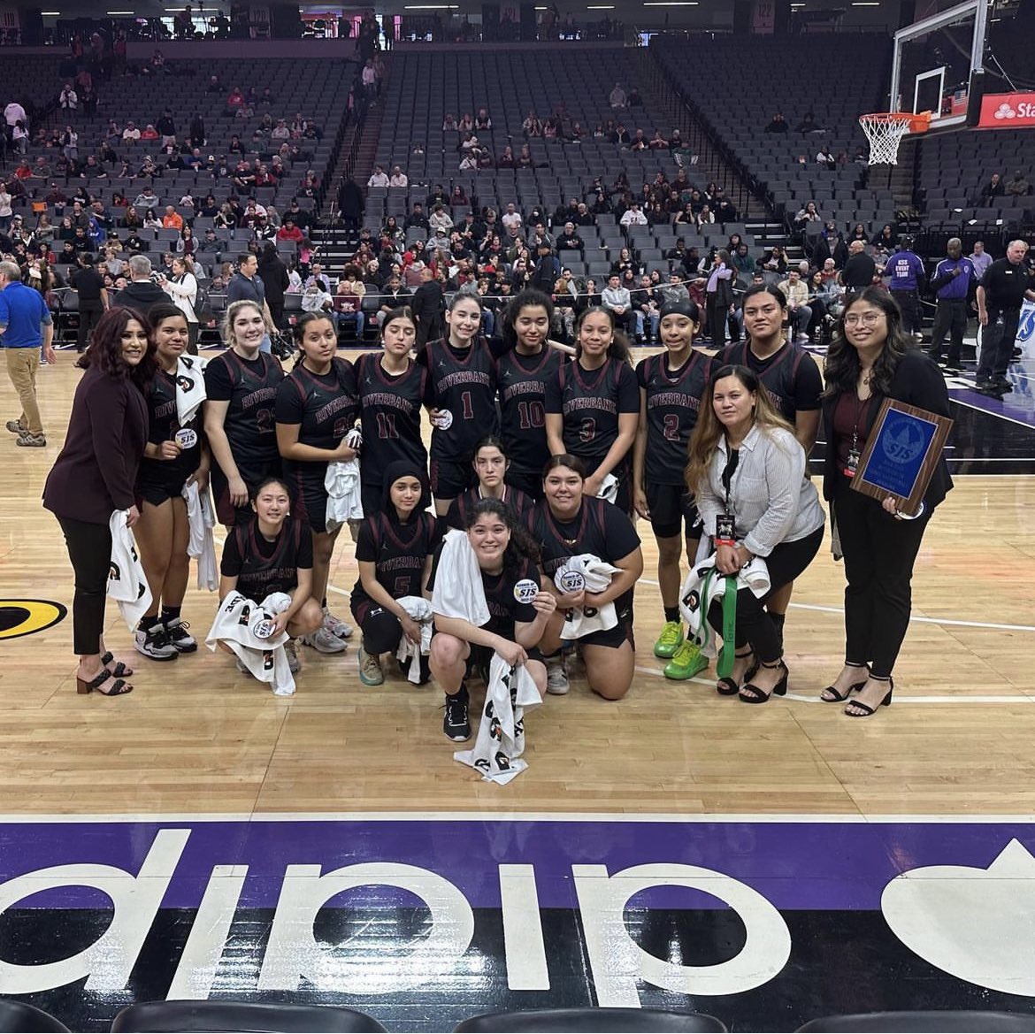 So proud of our Girls’ Basketball team! What a great season! Good Luck in the tournament!