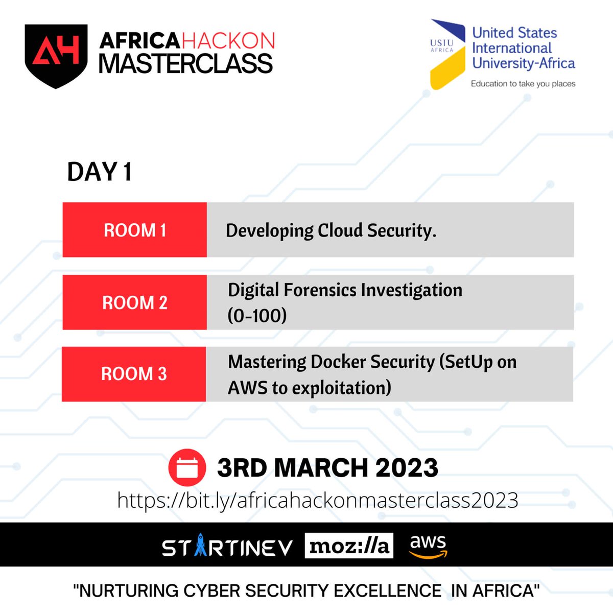 erickie007's tweet photo. Register for your masterclass @AfricaHackon if you haven't! 
Tix available.
https://t.co/Vea0KJieeu 

#infosec #cybersecurity #BugBounty #CloudComputing https://t.co/YfPoVUEGgP