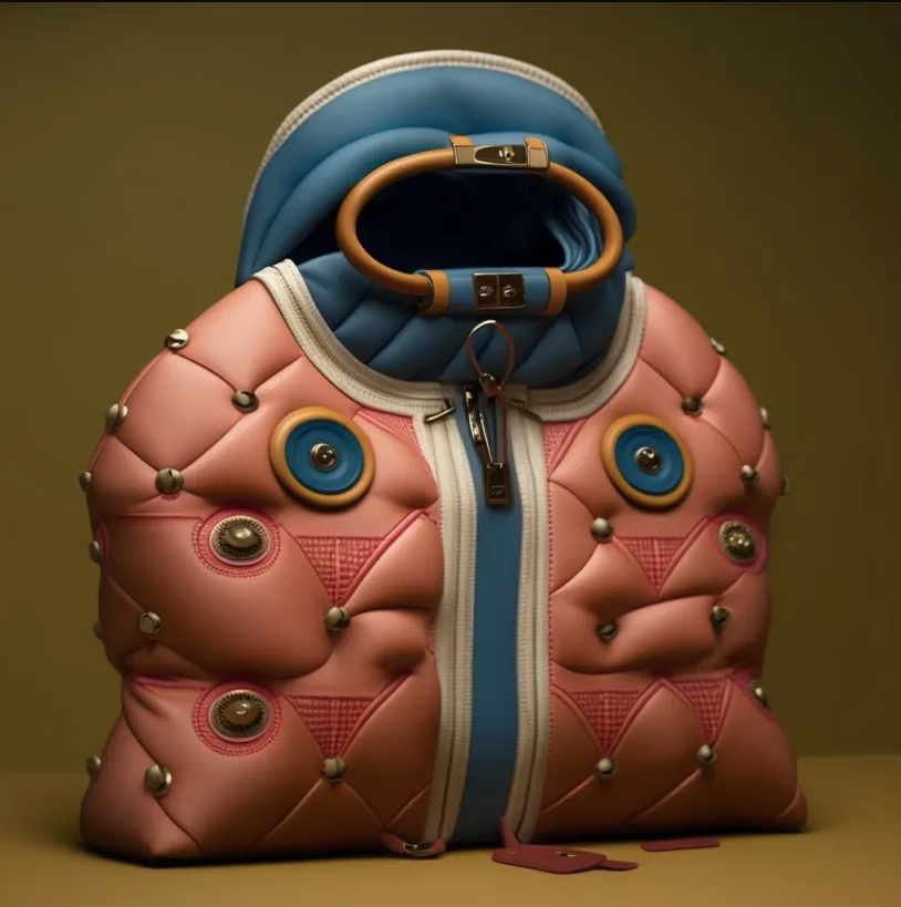 pufflady310's tweet photo. check out my new puff hand bag range  #pufflady #AIArtistCommunity #aifashion #aihandbags #aibags https://t.co/dhzpavPflm