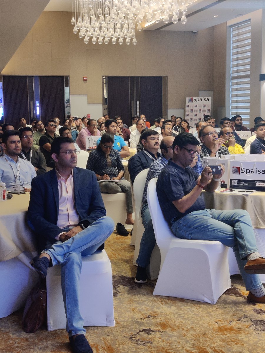 OptionsConv's tweet photo. 📣 Live from our #OptionsConvention in #Jaipur, it's been an incredible event so far! 🤩 Our engaging speakers have been sharing their insights and experience on everything related to options trading, from strategies and analysis to market trends and risk management.

#Dhanniti https://t.co/rEv30eTtrI