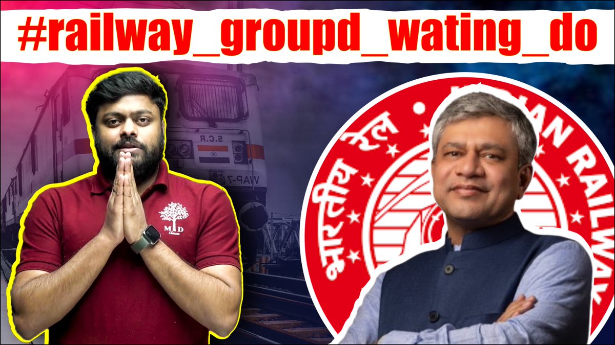 ClassesMd's tweet photo. रेलवे मंत्री जी से अनुरोध है कि कृपया बच्चों के भविष्य से न खेले और Group D का Wating List जारी करें | अगर सब कुछ ऐसे ही चलता रहा तो कोई भी विद्यार्थी रेलवे परीक्षाओं की तैयारी नहीं करेगा ये सभी स्टूडेंट्स के साथ बहुत गलत हो रहा है | 
#railway_groupd_waiting_do 
@AshwiniVaishnaw https://t.co/rQQQrlIIWN