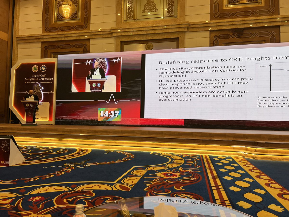 #GAC2023 Approach to maximizing CRT responders in 2023 by <a href="/DrMarwanRefaat/">Prof Marwan Refaat</a>