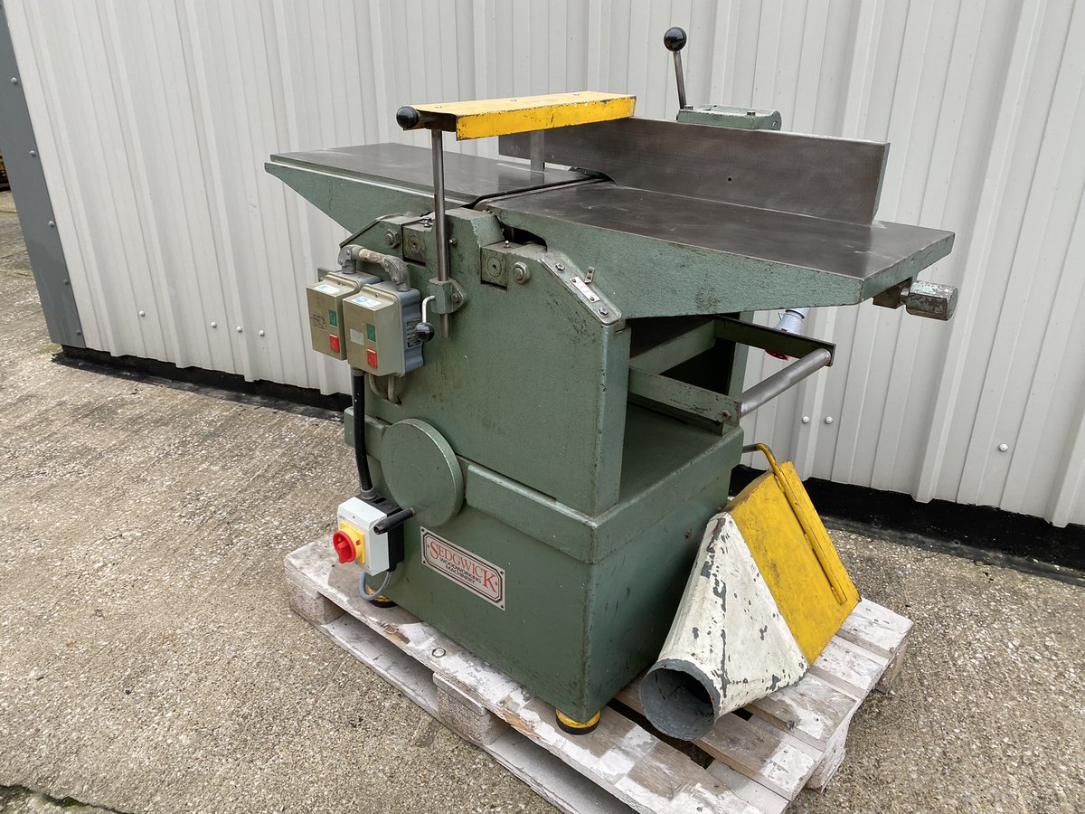 LNC_Machinery's tweet photo. Sedgwick MB Planer Thicknesser, In great condition £1895 
https://t.co/Cx8SqNIk1v https://t.co/jTSkHWGMeb