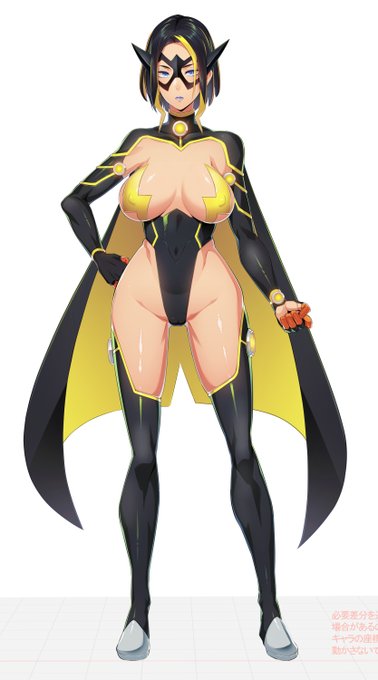 まずはナイトチャージャーさん。
ヴィランものとして企画を立てた時に、他二人は素直にヴィランとしての立ち位置が決まりましたが、「イロモノ過ぎずきちんとヴィランとして成立するキャラクター」として中央に立たせる際に、若干のヒーロー性を持った悪のバランスを見つけ出すのに非常に苦労しました 