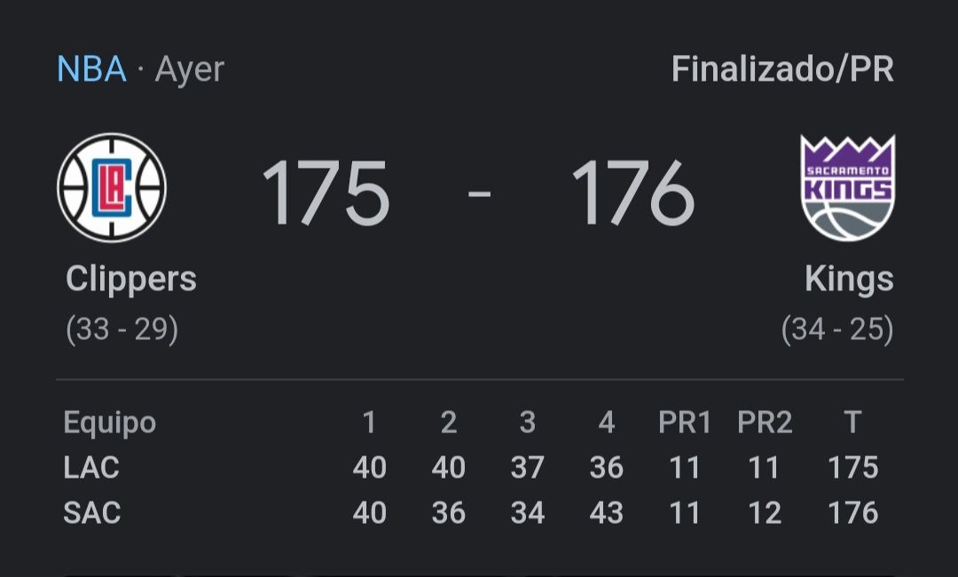 Malik Monk y De'Aaron Fox montan un espectáculo en Los Ángeles. Los <a href="/SacramentoKings/">Sacramento Kings</a> ganaron 176-175 en doble tiempo extra.
Noche histórica.
Juego de temporada regular de locura.. ya quiero ver a estos Kings en los playoffs 🙏🙏🙏
#NBA
