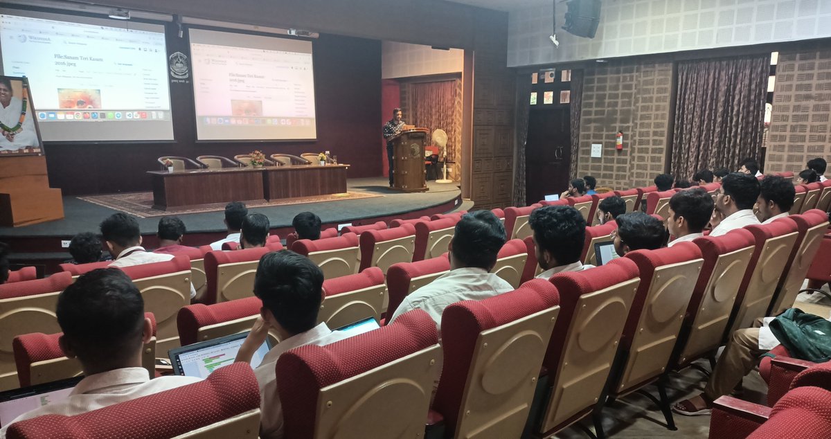 amfoss_in's tweet photo. We had an amazing Day 1 (24th Feb) at the  @Wikimedia-amFOSS #hackathon hosted at @amritaedu! Big thanks to the Indic MediaWiki Developers User Group for the fascinating introduction to MediaWiki and their vast project collection. https://t.co/jr30xka2bF