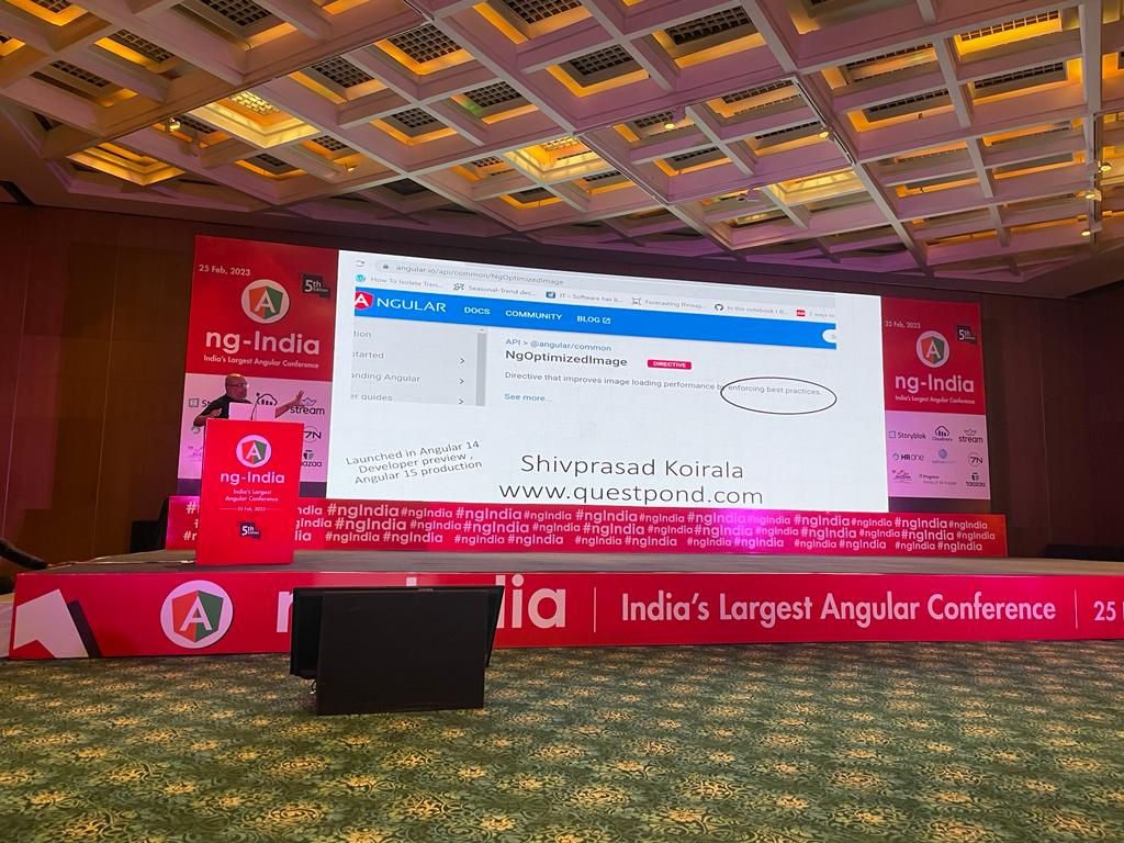 pankajparkar's tweet photo. Back to back attended below sessions 

NgOptimizedImage - @shiv_koirala 
Signals &amp; fine grained reactivity in Angular - @Michael_Hladky 
Transitive Template Context - @tomastrajan

#angular #ngIndia #ngindia2023 #singnals #optimization #templating https://t.co/HOwzBETMyj