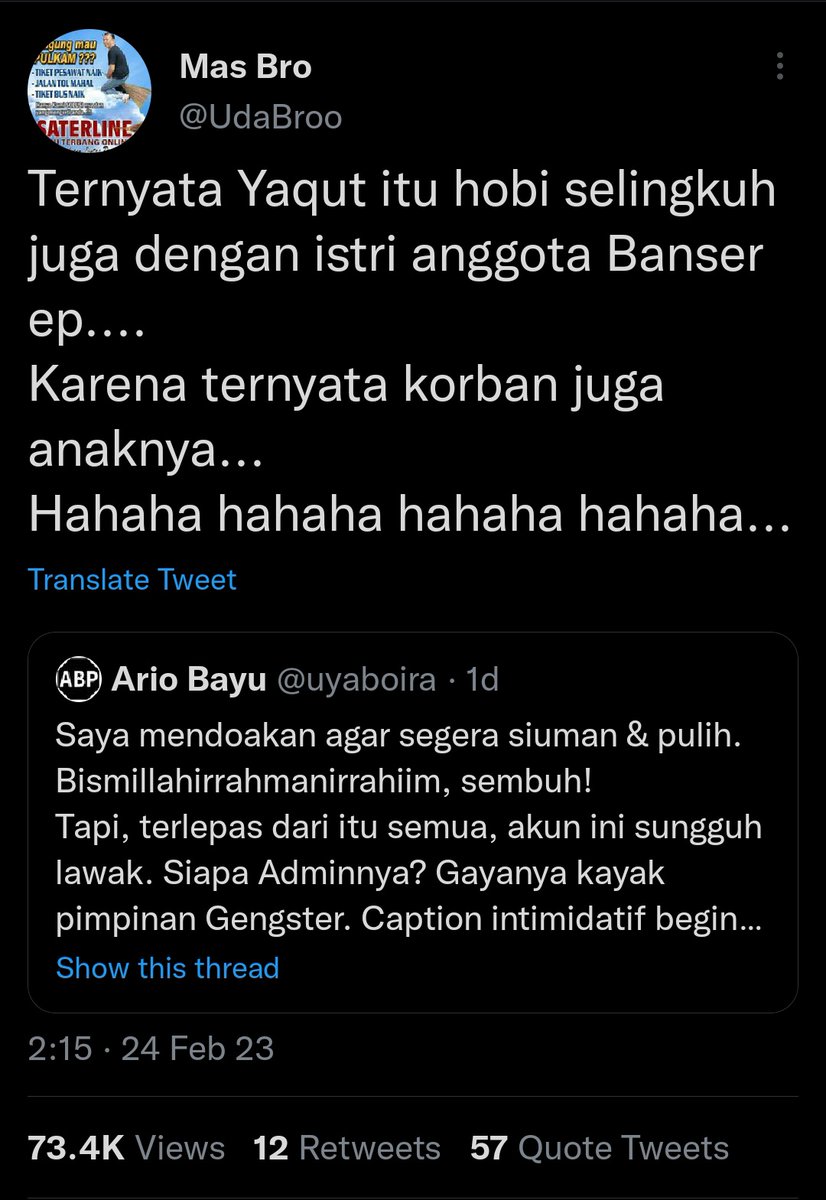 makin banyak kan orang" kaya <a href="/UdaBroo/">Mas Bro</a> gini kalau di diemin ga di kasih pelajaran.....