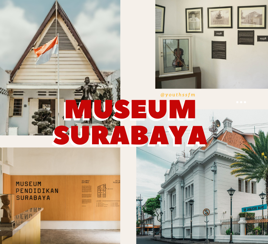 Youthssfm's tweet photo. Museum adalah tempat bertemunya waktu. Saat berkunjung ke museum, kita akan kembali ke masa lampau namun dengan balutan suasana masa kini. 

Surabaya punya museum yang harus kamu kunjungi, apa aja ya kira-kira? Ini rekomendasi Museum Surabaya untuk kamu! https://t.co/uSToqG4RZa