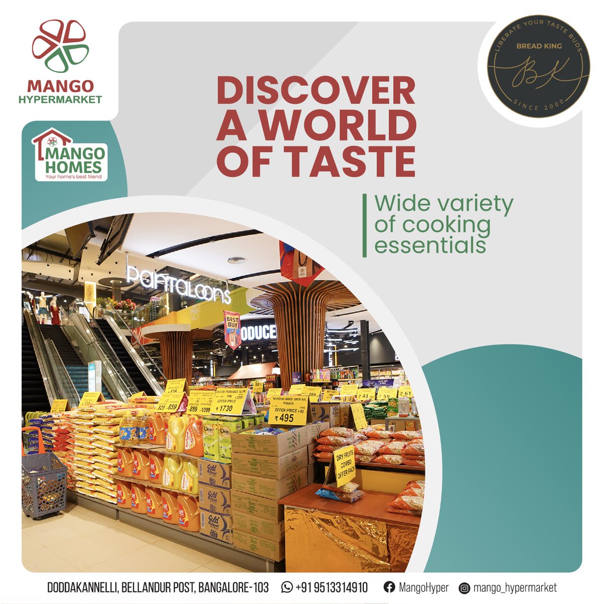 MangoHypermark1's tweet photo. Wide variety of cooking essentials.

#mangohypermarket  #deals #offers #OfferSale #bangalore #shopping #shoppers #hypermarket https://t.co/AHxUmdn3cq
