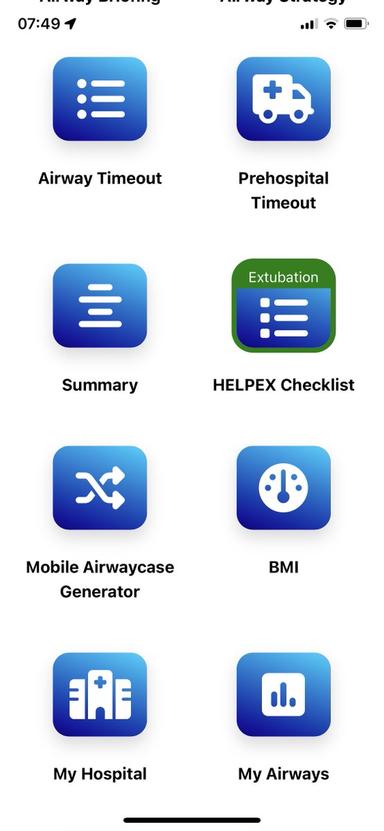 AirwayMxAcademy's tweet photo. Good news, @AirwayTriageApp free update available now in Apple and Android app stores. Many new features. Update your app now. Cognitive aids, voice commands, paediatric checklist, expert advice. @doctimcook @NaveenEipe @bobfunn @jducanto @airwayGladiator @JSweenen @alexffuchs https://t.co/ZqDcNhMBeW