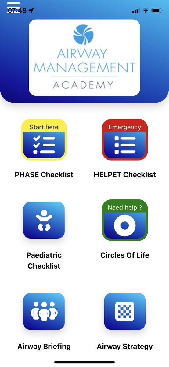 AirwayMxAcademy's tweet photo. Good news, @AirwayTriageApp free update available now in Apple and Android app stores. Many new features. Update your app now. Cognitive aids, voice commands, paediatric checklist, expert advice. @doctimcook @NaveenEipe @bobfunn @jducanto @airwayGladiator @JSweenen @alexffuchs https://t.co/ZqDcNhMBeW