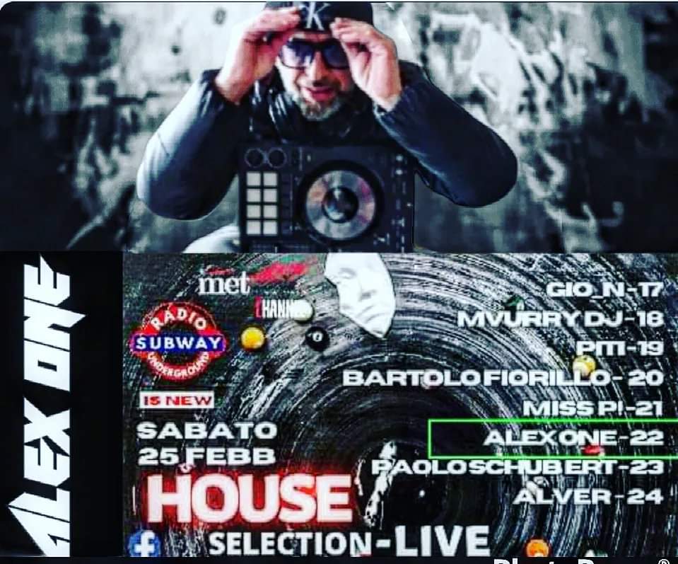 ALEX52835871's tweet photo. ⚠️⚠️ SATURDAY WEEKEND LIVE⚠️⚠️
➡️DALLE 22.00 (ITA) __10 pm⬅️⬅️
➡️ 💥💥ON @mixcloud 🎧💥💥
🔉 L 'APPUNTAMENTO DI 👇👇 @radio_subway_underground
&amp; @dj_alexone_official__alexrizzo
🎧🎧🎧🎧🎧🎧🎧🎧🎧🎧🎧🎧🎧🎧
#mood #selection #mytracklist #radio #italia #topselection #funkyhouse https://t.co/Qzom0IUsmX