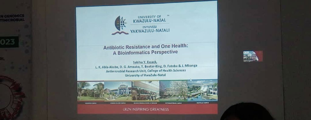 cedbcam_ri's tweet photo. End of Day3. @EssackSabiha gave the final lecture with snapshot on #AMR  and #OneHealth. Again, great talk and interactive discussion about genomics challenges and opportunities with participants. https://t.co/FBpAEeEtrQ